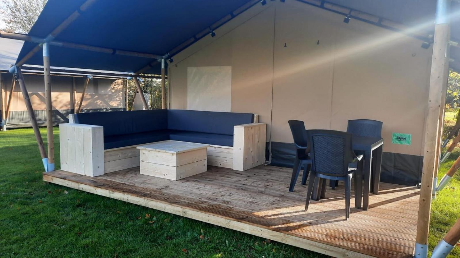 Camping Alkenhaer Appelscha Trekkerstent Safaritent 외부 사진