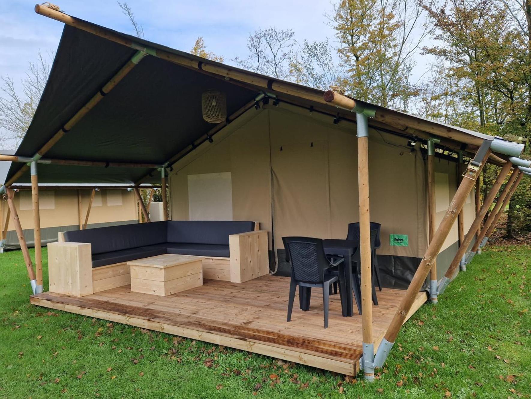 Camping Alkenhaer Appelscha Trekkerstent Safaritent 외부 사진
